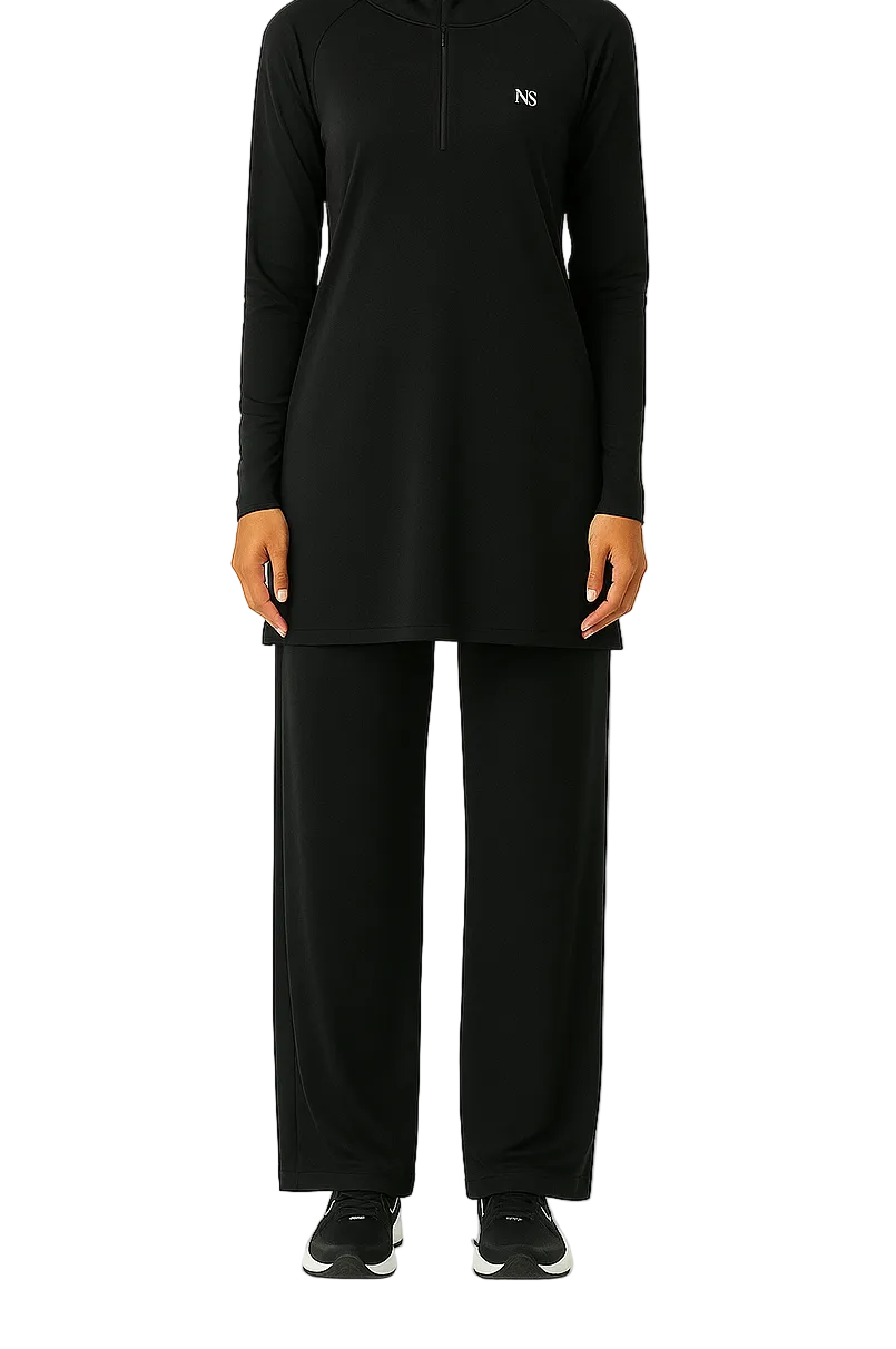 MODEST TRAINING TOP BLACK