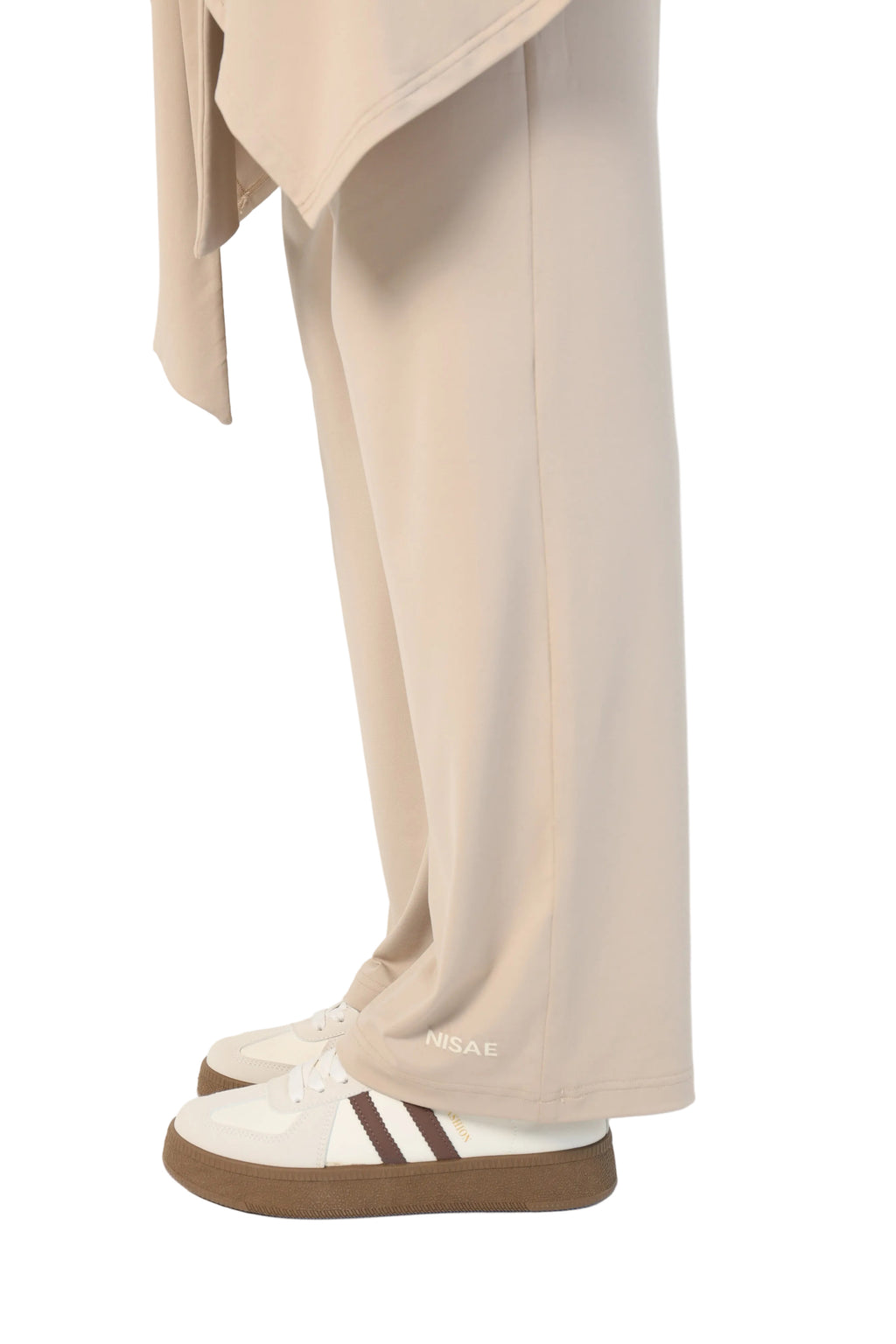 WIDE LEG PANTS BEIGE