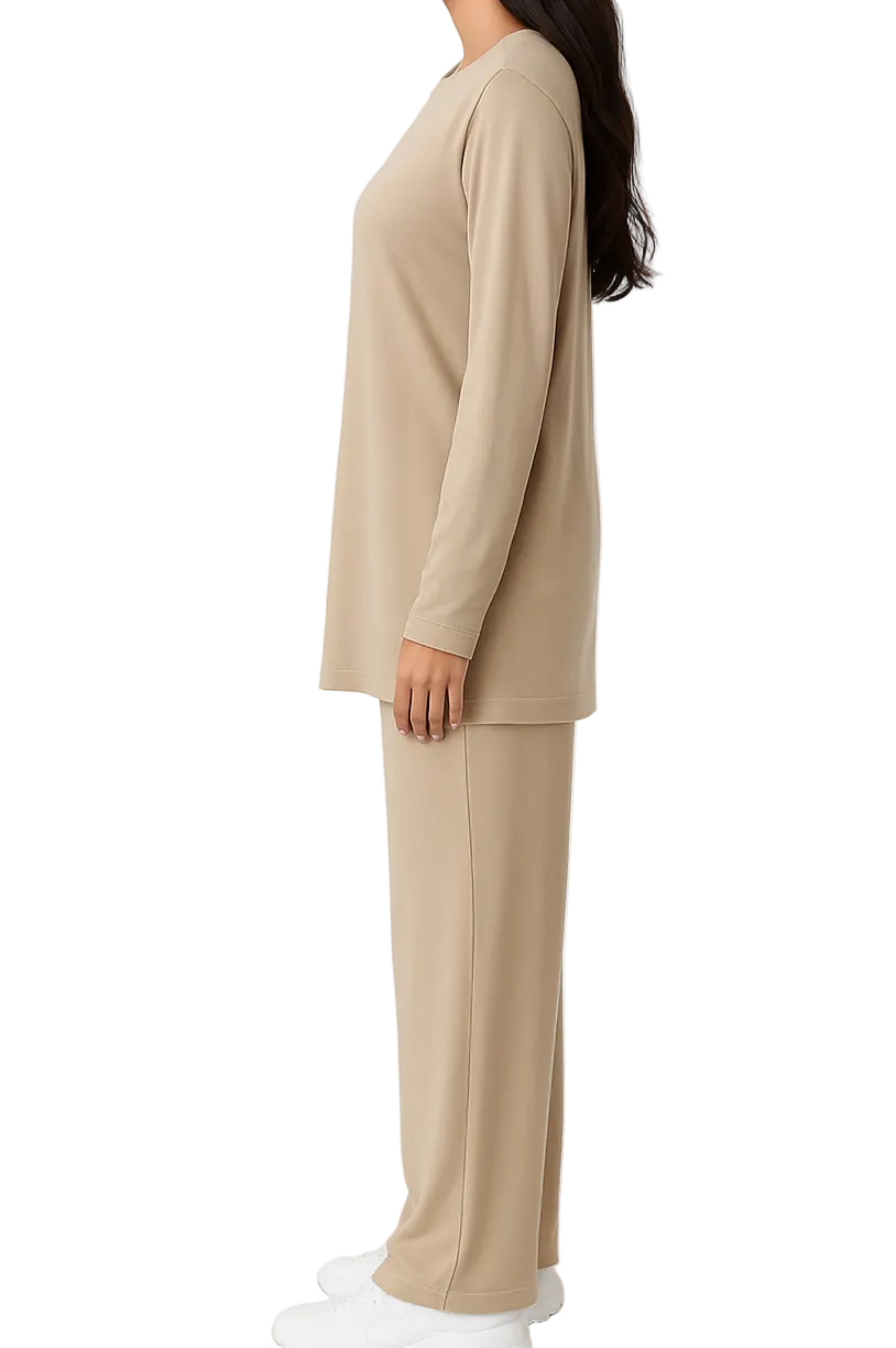 MODEST TRAINING TOP SOFT TAUPE